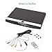 Pyle Car Overhead Monitor Screen Display - 17.3 inch. LCD Vehicle Flip Down Roof Mount Console - HDMI TV Player Control Panel w/ Built-in IR Transmitter for Wireless IR Headphone - Pyle PLRV1725