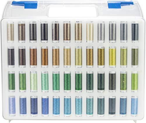 Hilo Mettler Poly Sheen con 96 bobinas multicolor miniatura 4