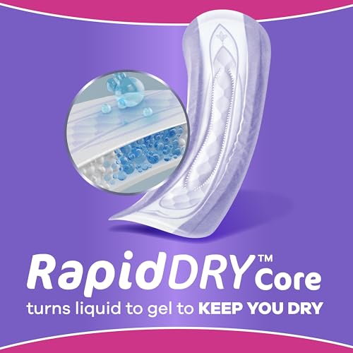 Image of Always Discreet Adult Incontinence Pads for Women, Drier, 4 Drop Regular Length, Moderate Absorbency, Pads for Bladder Control Management, Bladder Leaks, & Postpartum Pads, 66ct