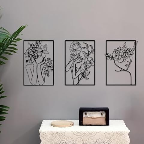 kanuoc 3 Pack Metal Wall Art Cover