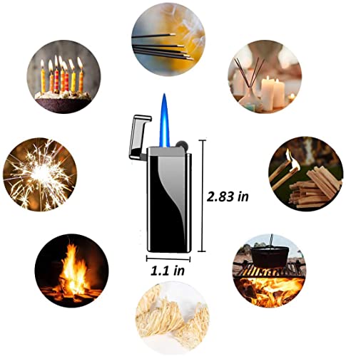 Encendedor Mini Jet Flame Recargable Rojo miniatura 7