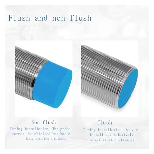 Capteur de proximite inductif M12 avec detection double 4mm 8mm - 5