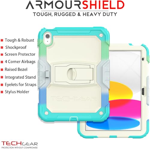 Marre des écrans brisés ? Coque pour iPad 11 A16 antichoc TECHGEAR ArmourSHIELD