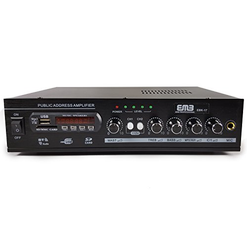 EMB EBK17 500W Stereo Amplifier with Remote
