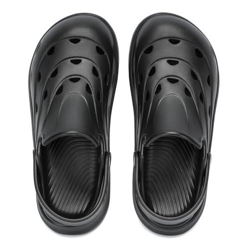 Image of Kricely Clogs for Men with Arch Support Shower Hiking Sandals for Beach Water, Recovery Plantar Fasciitis Orthotic Slides