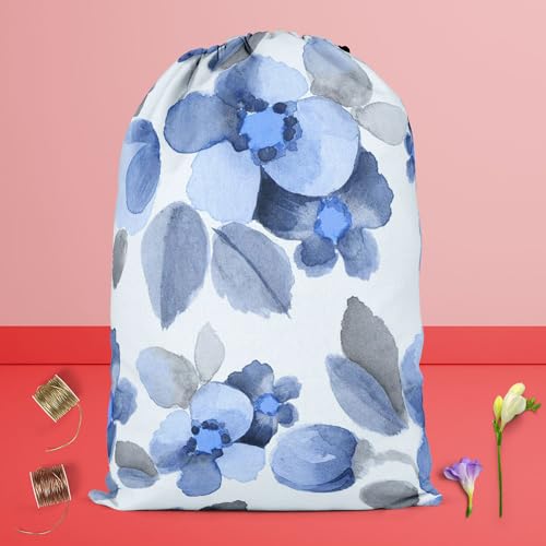 Image of ArtzFolio Summer Flowers D2 | Reusable Sack Bag | Bag for Gym, Storage, Vegetable & Travel