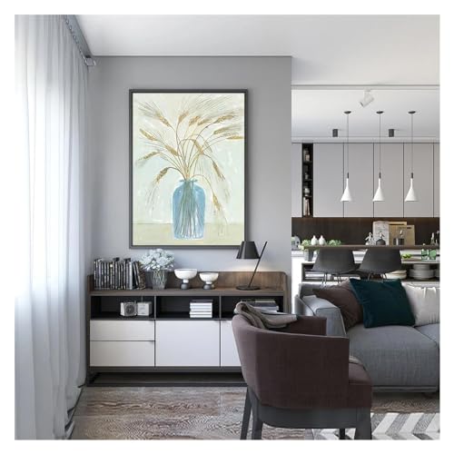 Tableaux décoration murale moderne petites fleurs style tendance
