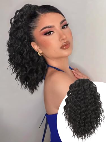 Isaic Lockiger Pferdeschwanz Haarteil für schwarze Frauen