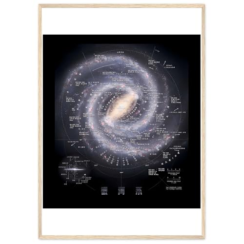 Chinese Milky Way Map Hd () - Poster - Educational Posters