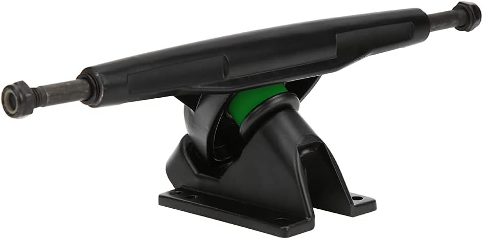 MS3104 Black Aluminium Alloy Longboard Bracket, 7 Inch Skateboard Truck, Thicken Base Beginner Skateboard Accessory with Lightweight Design for Longboard and Skateboard