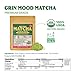 GRIN MOOD Matcha Organic Premium Green Tea Powder(1.06oz) - Decaffeinated Green Tea, Authentic Korean Matcha, Halal