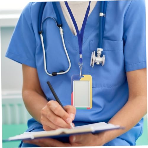 Cordons de cou avec clip détachable pour badge d'identification | 100 lanières légères - 6