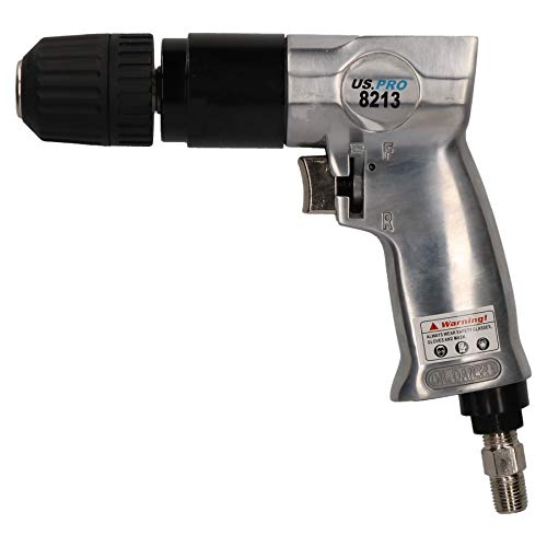 Trapano Pneumatico Orazio Da 10mm - Reversibile, Con Mandrino A Chiave | Per Lavori Di Precisione - Foto 3