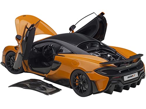 Modelo Auto McLaren 600LT Myan Orange 1:18 Autoart miniatura 2