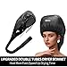 Bonnet Hair Dryer for Curly Hair,Upgraded Double Tubes Even Heat Distribution,Hairstyling Dryer Cap for Women,Diffuser Cap for Curls Hair Portable, Deep Conditioning for All Hairstyles at Home(size M)