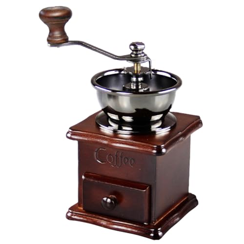 【 scelta del regalo】: è un regalo per chi ama il caffè, il macinacaffè rotante ha una dimensione portatile da portare facilmente in per picnic, campeggio, viaggi e così via.