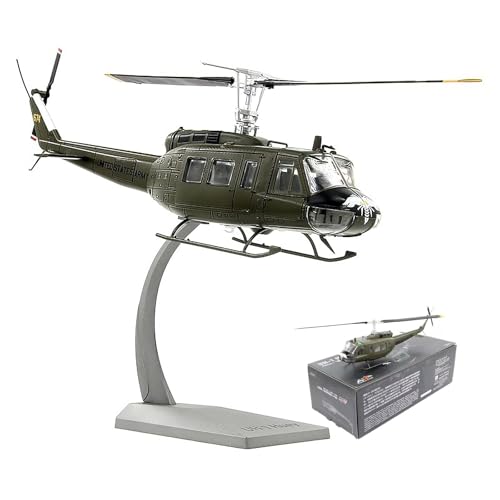 WOGYOZKA US Army UH-1H Huey Hubschrauber 16 Hornet Squadron 674# Fertiges Flugzeugmodell 1/48 Druckgussflugzeuge Militärische Displaysammlung