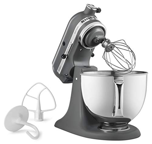 Image of KitchenAid KSM150PSFG Artisan Stand Mixers, 5 quart, Matte Gray