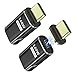 Hund und günstig Kaufen-MoKo 140W USB C Magnetisch Adapter 2 Stück, Typ-C Magnet Adapter mit PD Schnellladung/USB4 40Gbps/8K Video für Thunderbolt 4/3 MacBook Pro/Air/Steam Deck/PS5 PSVR2/ROG Ally/iPhone 15 Series, Schwarz