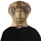 Kakamanon Masque Alien, Masque Halloween Latex Realiste, Masques Facial Extraterrestre Effrayant, Horreur Masques pour homme et femme, fête costumée