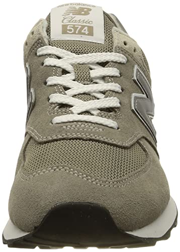 New Balance Tênis masculino 574 Core, Cinza/branco, 9.5