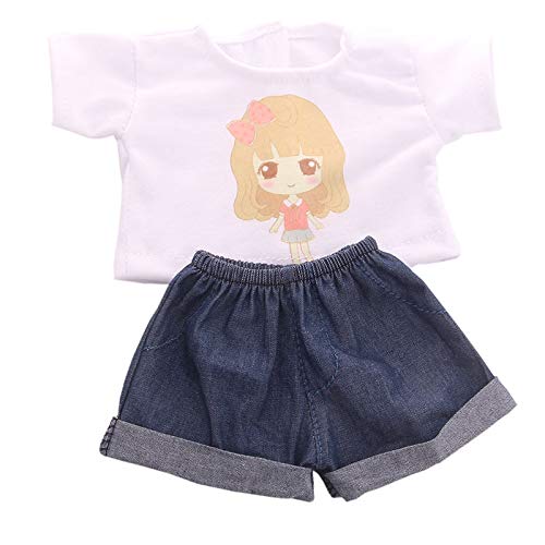 Zeagro Doll Clothes, Doll Clothes Dress Outfit Clothes Set for 18 inch American Girl Doll Gift(# 1)