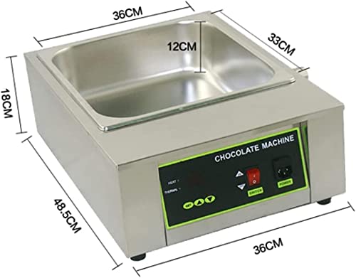 Máquina eléctrica para derretir chocolate 12L doble caldera miniatura 2