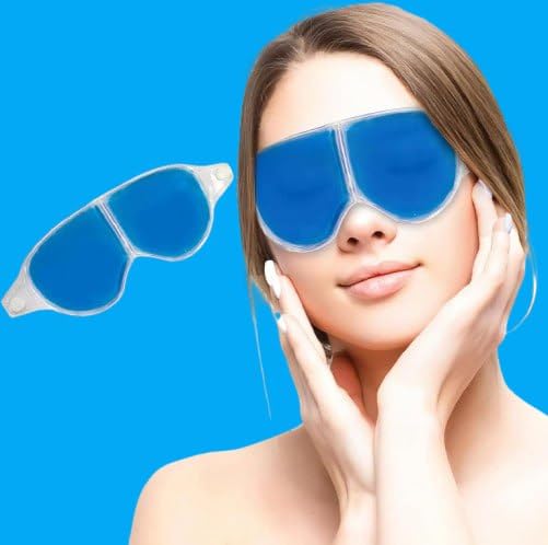 Cooling Gel Pad for Eyes – Relax & Reduce Puffiness Cooling Eye Mask for Dark Circles & Wrinkle Reduction BLUE PACK OF 1-image-34