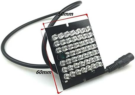 Miniatura 9 de Acxico 1 unids DC 12V 1A invisible CCTV 48-LED visión nocturna 940nm IR infrarrojos iluminador luz + cable 23.6 in