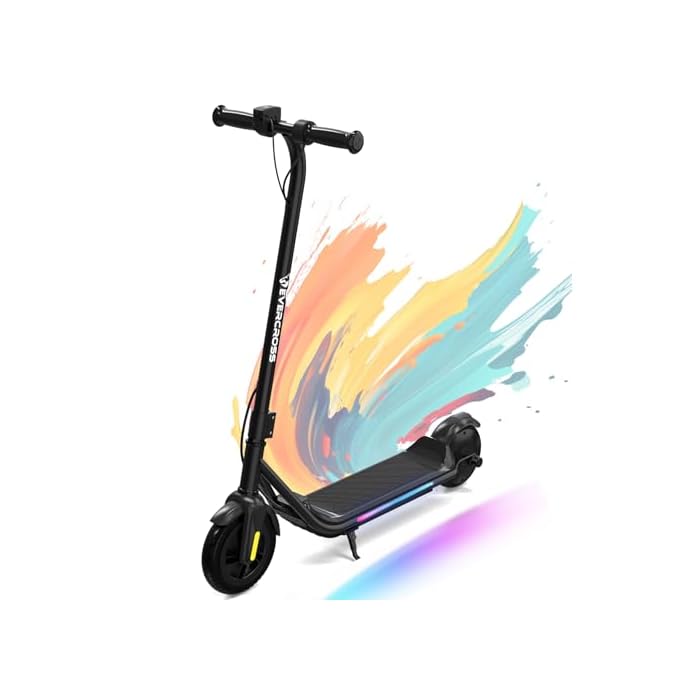 EVERCROSS E6 Kids Electric Scooter and 7-Color Lights