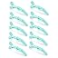 10pcs-Cyan