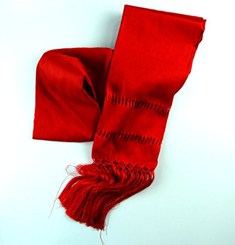 Unknown Mexican Reboso accesory Mexican Fiesta, Red, Large2