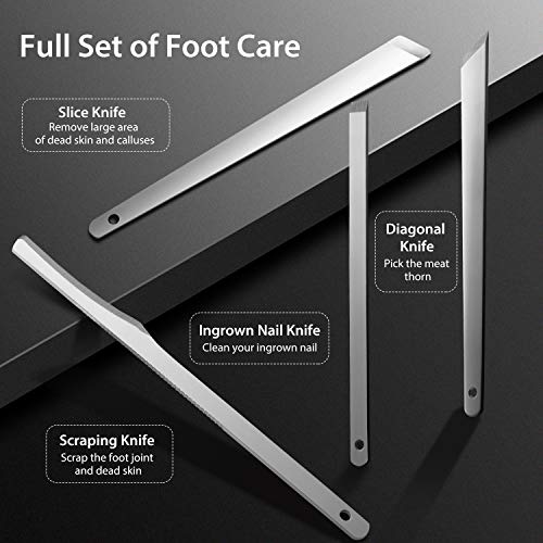 Easkep 16PCS Manicure Set, Pedicure Kit Professional Stainless Steel Tool - Thumbnail 3