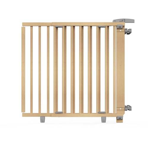 Geuther 2735+ barrière de sécurité pivotante pour escaliers, certifiée TÜV/GS, barrière de sécurité pour Portes, (95 cm - 135 cm, à Fixer et à percer,...