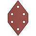 PORTER-CABLE 767601505 150 Grit Diamond-Shaped Hook & Loop Profile Sanding Sheets (5-Pack) by PORTER-CABLE
