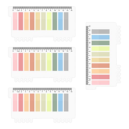 SAVITA 4 hojas 800 piezas Notas Adhesivas Translúcidas, Posits para Libros, Marcadores Post It, Index Tabs Notas Adhesivas Colores Notas Adhesivas para Leer Notas Libros Clasificar Archivos
