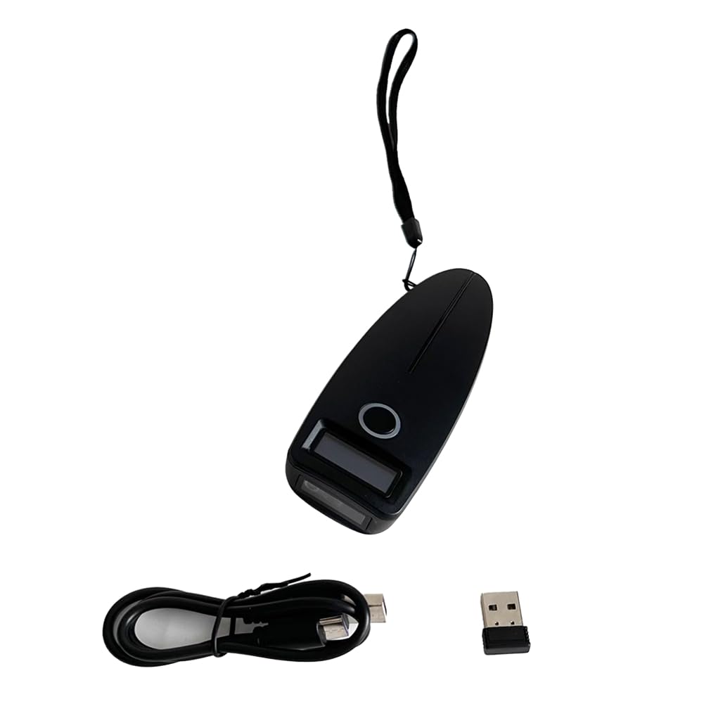 Mini lecteur de codes-barres sans fil Bluetooth portable 1D 2D QR Code barres