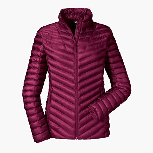 Preisvergleich Produktbild Schöffel Thermo Jacket Annapolis1, gesteppte Thermojacke mit hochschließendem Kragen, wärmende und atmungsaktive Skijacke Damen, beet red, 48