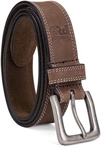 Timberland PRO Men's 38mm Boot Leather Belt, Brown, 38