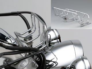 Amazon キジマ Kijima フロントキャリア メッキ ブルバード400 800 210 413 キャリア 車 バイク