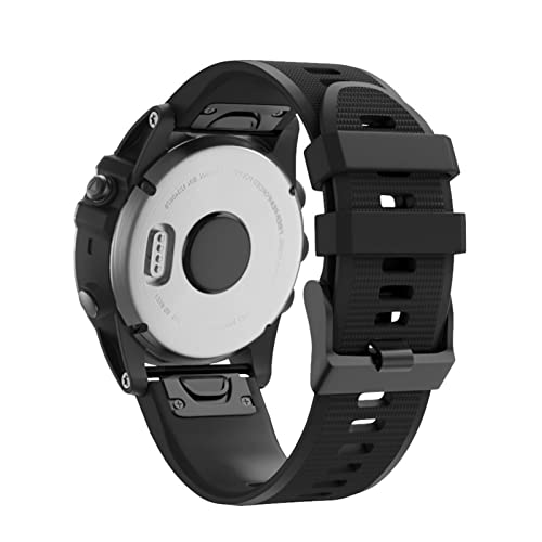 Bracelet montre silicone 22mm Garmin Fenix 5 interchangeable agate - 4