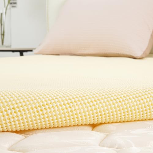BANEBOR Non Slip Mattress Gripper 72 x 36 Inch Extra Thick Anti Slip Bedsheet Liner,Cuttable Rug Pad Gripper (Beige, 72''x36'')