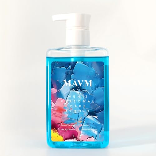 MAVM Mens Intimate Wash Plant-Based pHBalanced Less Stink Less Scratch Stay Fresh
