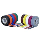 STIKK Multi Colored Electrical Tape (10 Pack) 3/4' Wide 66 Feet 20 Meters Long