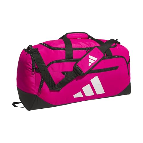 Image of adidas Defender 5 Duffel Bag for Sports, Gym and Travel, Team Shock Pink 2, OSFA