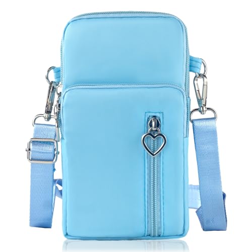 Image of JANKS Small Crossbody Bag for Women - Mini Phone Purses with Crossbody Strap and Wallet - Nylon Arm Bag