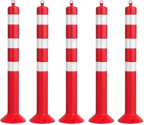 Poteau de rue flexible et cônes de sécurité haute visibilité pour chantier
