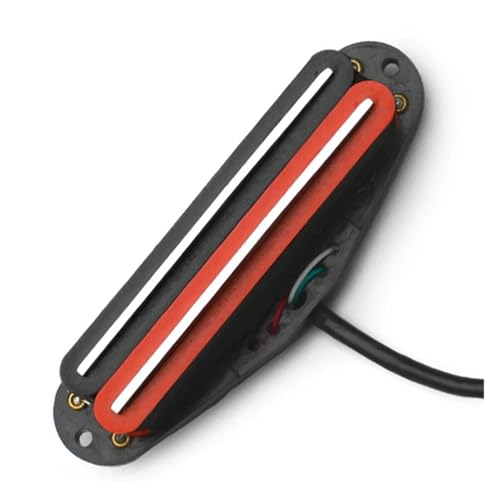 Micro Alnico 5 Mini Bossu 13-14K noir et rouge pour guitare électrique