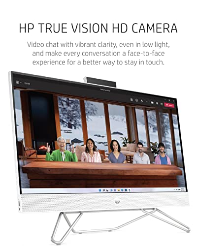 Hp 23.8” All-In-One Desktop Pc, Intel Celeron Processor J4025, 8 Gb Ram, 256 Gb Ssd, Full Hd Micro-Edge Display, Windows 11 Home, 720P Privacy Webcam, Wi-Fi And Bluetooth Combo (24-Cb0010, 2022) #TOP4
