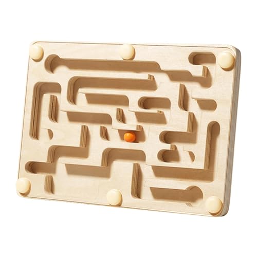 Gioco Di Abilità Nel Labirinto Di Legno - Gioco Di